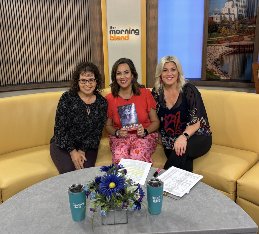 Silvia Acevedo on The Morning Blend on release day of the spooky middle grade anthology THE HAUNTED STATES OF AMERICA, in which she penned the Wisconsin story